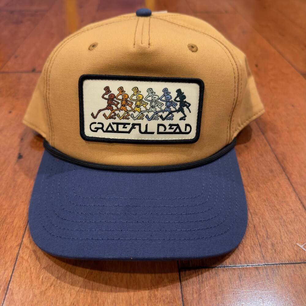 Grateful Dead Dancing Skeletons Canvas Rope Snapback Hat